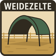 Weidezelte – Schutz vor Wind und Wetter